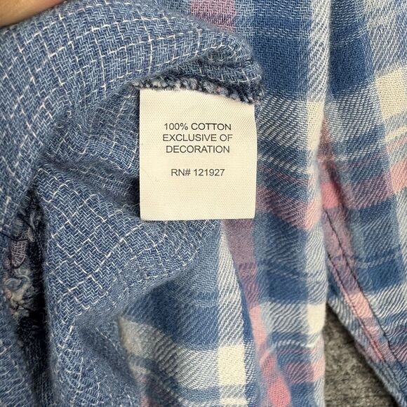 Johnnie-O Surflannel Shirt Mens Size M Plaid Flannel Long Sleeve Casual - Picture 7 of 8